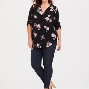 Torrid flower blouse